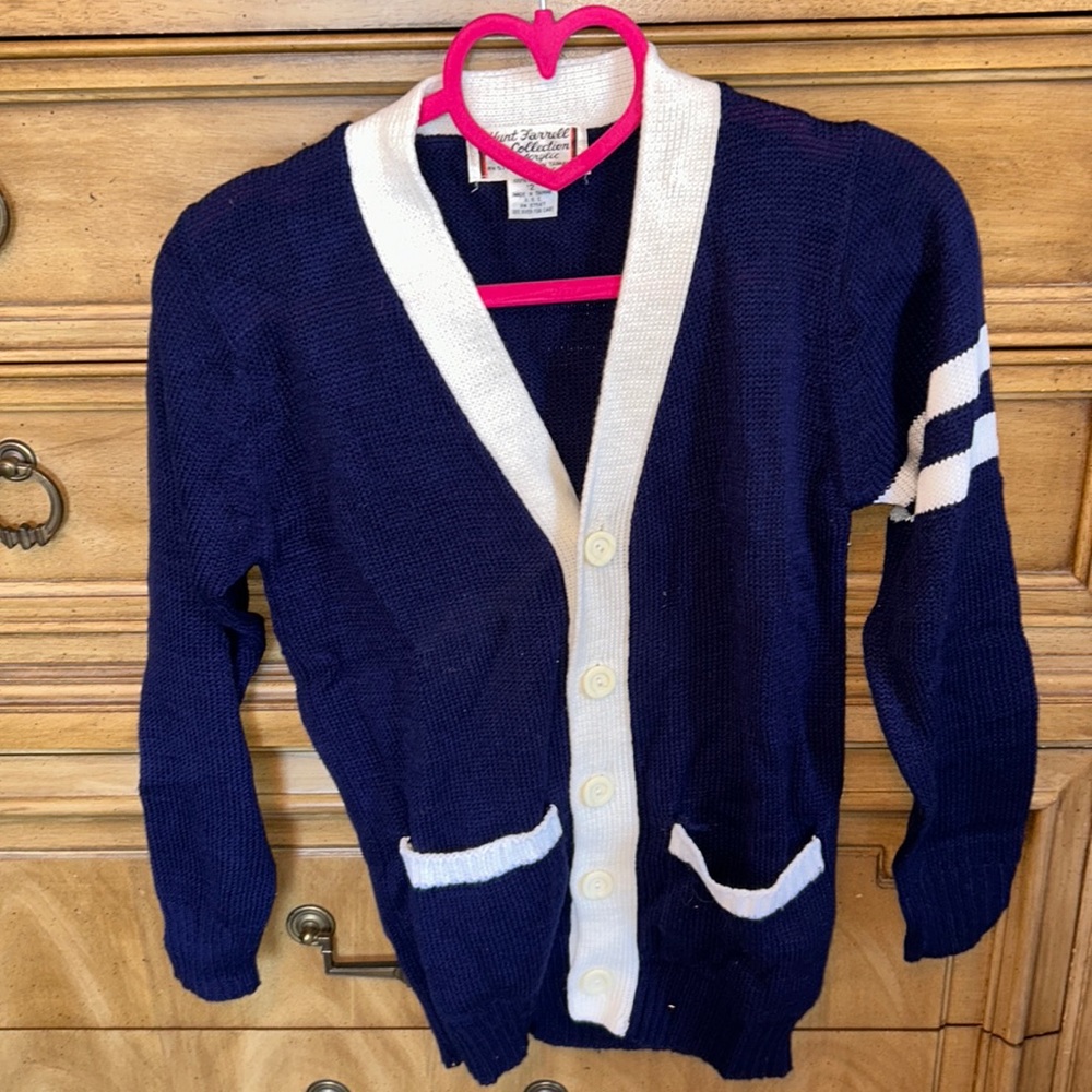 Vintage varsity style cardigan
